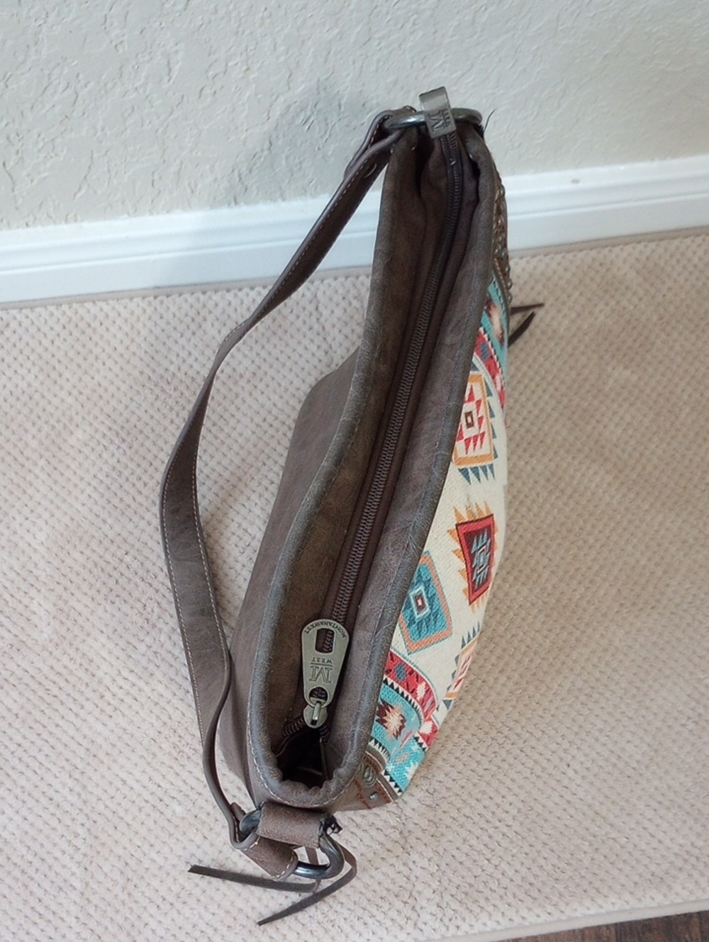 Montana West Southwestern Aztec Shoulder Bag - Picture 8 of 10